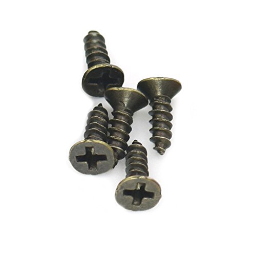 Fujiyuan 10 pcs 30mm x 12mm Hanger Hooks 2 hole Bronze Jewelry Chest Boxes Doors Wardrobe Clothes Hats Towel Zinc Alloy Utility Hooks - Thumbnail 3