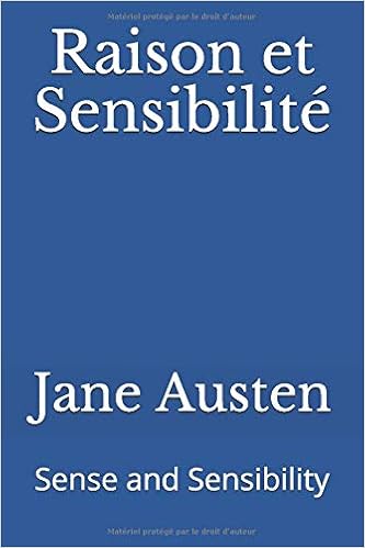 Raison Et Sensibilite Sense And Sensibility French Edition Austen Jane De Montolieu Isabelle 9781520819433 Amazon Com Books