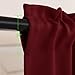 NICETOWN Small Window Curtain Valances for Basement Blackout Short Window Covering for Kitchen Cabinet Cupboards, 29