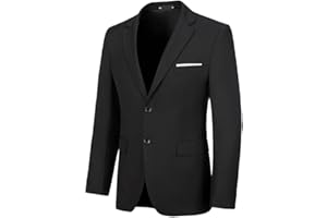 SISAVE Blazer for Men Casual Mens Suit Jacket Slim Fit Men's Suit Outfit Notch Lapel Men's Sport Coats & Blazers