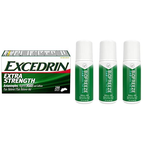 Excedrin Extra Strength Pain Relief Caplets for Headache Relief