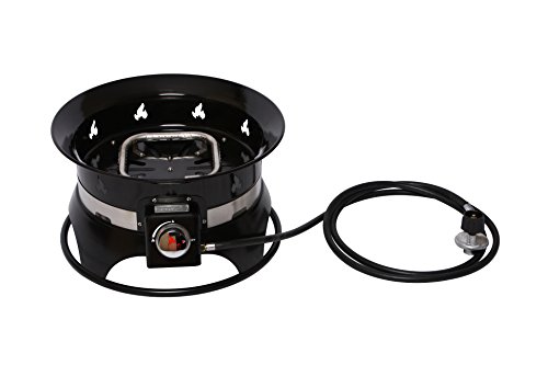 Outland Firebowl 870 Premium Portable Propane Gas Fire Pit with Cover & Carry Kit, 19-Inch Diameter 58,000 BTU - Thumbnail 5