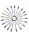 Fabric Markers, Rosaliny 20 Colors Permanent Fabric Marker-Bullet Tips Non-toxic Fabric Paint Pen with 2 Magic Disappearing Markers & 1 Gift