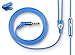 Jlab Audio J5M Metal Earbuds Style Headphones w/Mic, Guaranteed for Life - Blue Steel