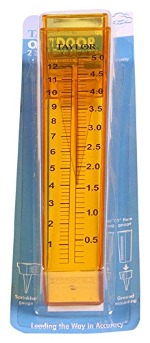 TAYLOR PRECISION PRODUCTS 46228 Rain Gauge with Centimeter Markings
