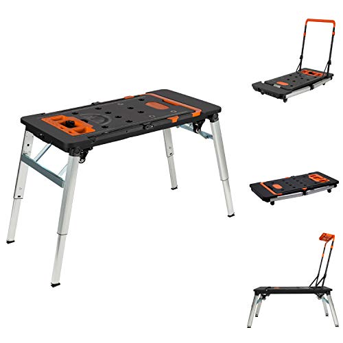 Vergo 7in1 Multipurpose Mobile Work Bench, Scaffold, Platform