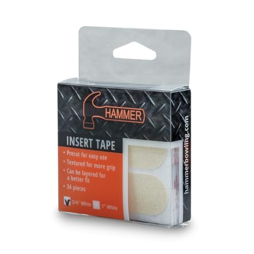 Hammer Pack of 1 White Bowlers Fitting Tape - 34 Pieces