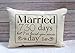2nd Anniversary Cotton Gift, Cotton Anniversary Gift for her, Married for 730 days but, I've loved you since day 1 Cotton Duck Fabric