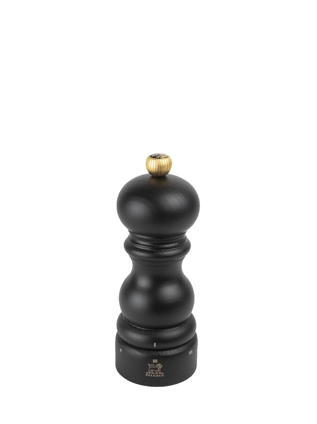 PEUGEOT - Paris u'Select 15 cm Pepper Mill - 6 Predefined Grind Settings - Made with PEFC Certified Wood - Made in France - Chocolate