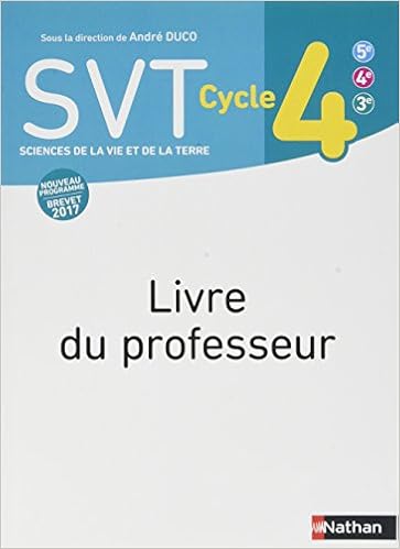 Svt Cycle 4 5e 4e 3e Livre Du Professeur Amazon Fr Collectif Duco Andre Livres