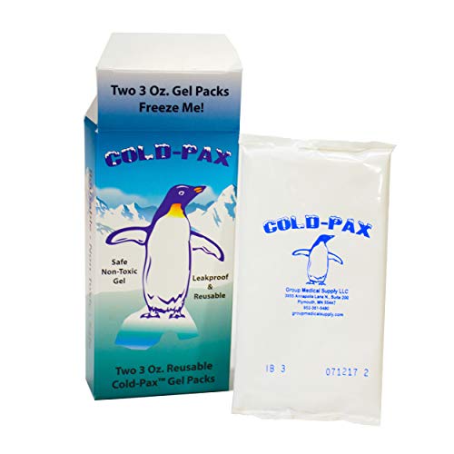 2 Pack Cold Ice Pack Replacements 3 oz Long Lasting Gel Packs for