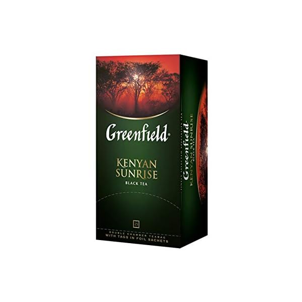 GREENFIELD KENYAN SUNRISE | 25 TEE BEUTEL | Schwarztee | Klassischer Schwarzer Tee | FrÃ¼hstÃ¼ck | Kenia | Antioxidants rich | Black Tea, Kenya | 50g – Bild 4