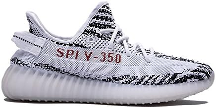 HongYo Mens Womens Fashion Sneakers Breathable 350 Zebra Running Walking Shoes V2 For Athletic Sport Gym