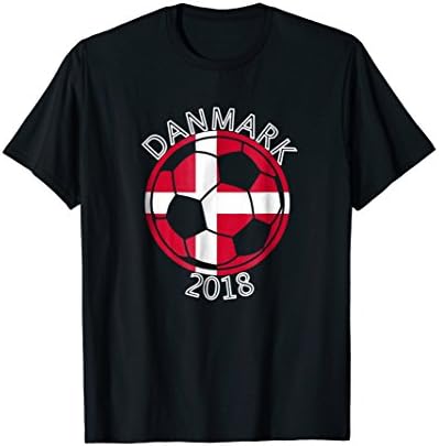 Danmark Denmark Danish Soccer Team 2018 T-Shirt Football