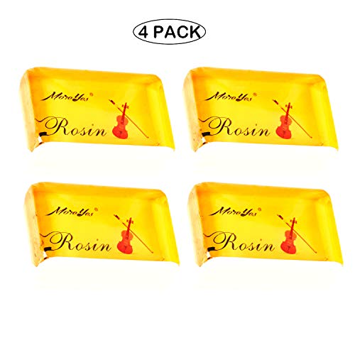 String Rosin for Violin Viola and Cello Rosin for Bows (yellow 4 pack)
