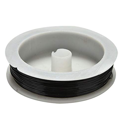 Iron Wreath - 40m Iron Craft Wire Diy Decorative Flowers Wreaths Package 0.5mm Spool Soft String Jewelry Metal - Supplies Binding Wire Data Artificial Dried Flowers Decor Wire Iron Wreath - Thumbnail 5
