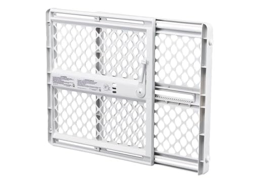 MYPET North States Universal Pet Gate: 26” - 42” Wide Dog Gate. Use as Pressure Mounted Gate or Swinging Door with Included Hardware. Dog Gates for Doorways, 26