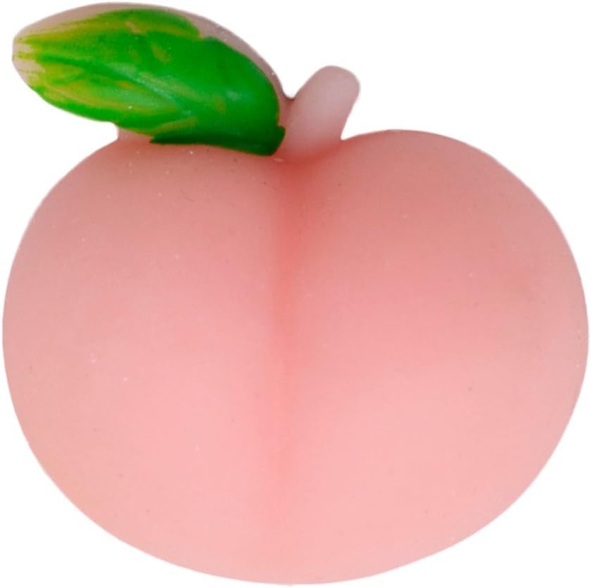 Pink Peach Sensory Fidget Toy, Autism Special Needs Stress Reliever and Anti-Anxiety Toys, Squeeze Sensory Toy for Adults Pop Fidget Toys Fidget and Finger Toys