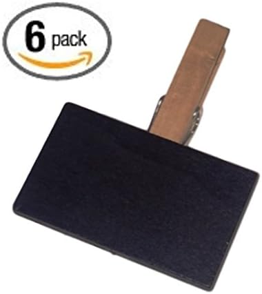 Chalkboard Clip Erasable Chalkboard Label Clothespin StyleCclips Set of 6