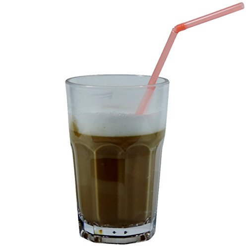 2 unzerbrechliche Latte Macchiato Gläser aus hochwertigem Kunststoff(Polycarbonat) ca. 300 ml - stapelbar – Bild 5