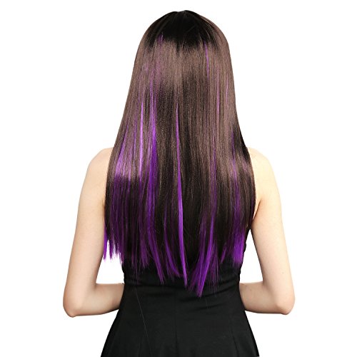 Neitsi 10pcs 18inch colored highlight synthetic clip on…