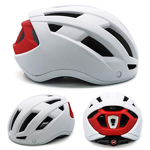 VICTGOAL Bike Helmet with USB Rechargeable Rear Light Removable