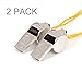 Partstock(TM) Metal Loud Whistle - With Lanyards,Perfect For Referees Officials Coaches,Training,Sports,Teacher,Lifeguard,Protection, Survival,Emergency,etc. primary