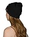 Gravity Threads CC Knit Soft Stretch Beanie Cap, Black