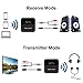 Bluetooth Adapter Audio, Soulcker Bluetooth 5.0 Transmitter Receiver 2-in-1 Wireless Car Aux Adapter for Music Streaming Sound System Dual Mode Protable Stereo Audio for Home TV, PC, Headphones, Speak