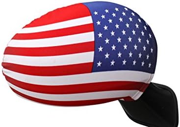 Giftomania American Flag Universal Car Side View Mirror Covers - 2 Pack (4 Covers)