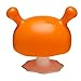 Mombella Mimi the Mushroom Super Soft Skin-like Infant Nipple Shaped Soothing Teether for Sucking Babies, Help with Breast Feeding Waning and Prevent Digit Sucking. For 0-6months, Orange