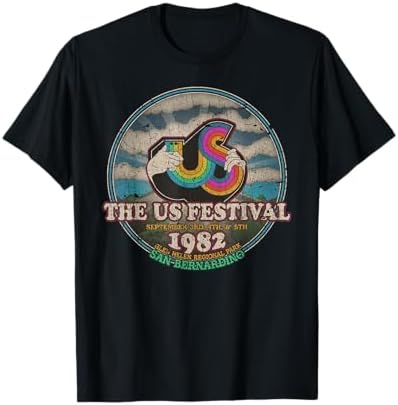 Amazon.com: Vintage US Festival 1983 Colorful Rainbow Music Fest