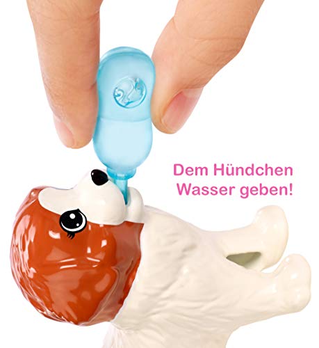Barbie FXH08 - Hundesitterin, blond, Spielset mit 4 Hunden, mit einem Häufchen machenden und einem PIPI machenden Hund, mit Farbwechsel-Papier +mehr, Geschenk für Kinder im Alter von 3 bis 7 Jahren – Bild 4