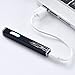 JOUGE Usb Mini Lighters Rechargeable Eletric Cigarette Lighter Flameless Windproof Lightweight Coil Slim Lighter (Black Flame)