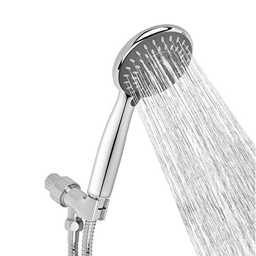 Shower Head, Arespark 5Settings 4.1" Chrome Face High Pressure