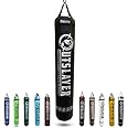 Outslayer Muay Thai Kickboxing Heavy Punching Bag – 6ft 130 lb – Made in USA – for MMA, Boxing & Training