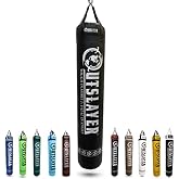 Outslayer Muay Thai Kickboxing Heavy Punching Bag &ndash; 6ft 130 lb &ndash; Made in USA &ndash; for MMA, Boxing &amp; Training