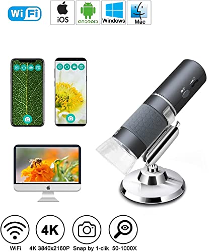 Microscopio Digitale WiFi 50-1000x - Per Cellulare, PC, Circuiti E Hobby - Foto 4