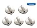 Siwdoy (Pack of 5) WB03T10284 Knob for General Electric GE Range/Stove/Oven Control Knob AP4346312 PS2321076