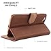Snugg iPhone 6 / 6S Wallet Case – Leather Card Case Wallet with Handy Stand Feature – Legacy Series Flip Phone Case Cover in Distressed Brown