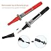 Meterk 5 in 1 Electronic Test Leads Kit, Digital Multimeter Leads with Alligator Clips, Test Extension, Test Probe, Plunger Mini-hooks Replaceable Test Meter