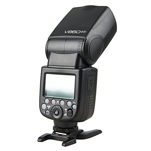Godox-V860II-F-TTL-GN60-24G-High-Speed-Sync-18000s-Li-ion-Battery-Camera-Flash-Speedlite-for-Fujifilm-Camera15x17cm-Softbox-Filter-USB-LED-Free-Gift