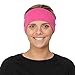 TrailHeads Womens Ponytail Headband - Moisture Wicking Hair Headband for Running, Winter, Workout - Athletic Headband Women - Berry