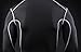 TCA Performance Long Sleeve Compression Shirt Men - BJJ Rashguard, Mens Compression Shirt, White/Black Compression Shirts Men - Black, L Mens (40-44