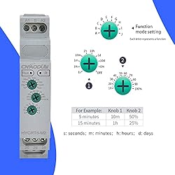 CNAODUN Multifunction Time Relay HYCRT8-M2