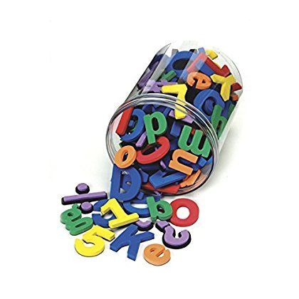 Chenille Kraft 4357 Wonderfoam Magnetic Alphabet Letters, Assorted Colors. 105/Pack (CKC4357) (1 Pack) by Chenille Kraft