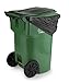 PlasticMill 100 Gallon Garbage Bags: Black, 1.3 Mil, 67x79, 10 Bags.