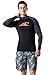Tesla TM-MSR12-KKH_X-Large Men's UPF 50+ Long Sleeve Rashguard MSR12