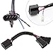 DOT 7 Inch LED Headlight Projectior with Mounting Bracket Ring For Harley Davidson Electra Glide Street Glide Fat Boy Road King Heritage Softail Switchback Headlamp Motorcycle Headlamp -Black