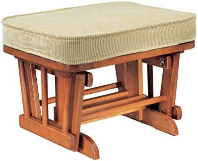Shermag Glider Ottoman, Chestnut Camel